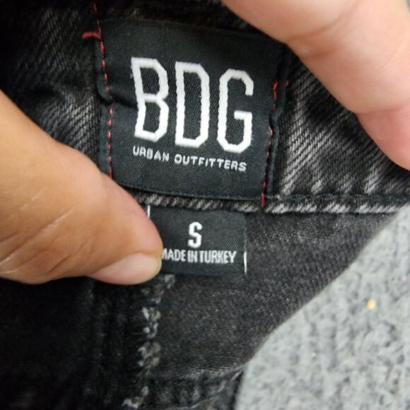 Urban Outfitters Skirt Womens Small BDG Black Cotton Denim Jean - Picture 9 of 11